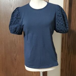 Express Womens Short Sleeve Top Size Large